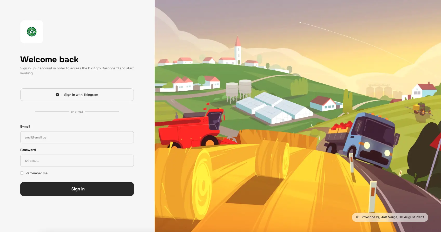DP Agro Dashboard